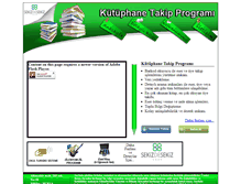 Tablet Screenshot of kutuphane-programi.com
